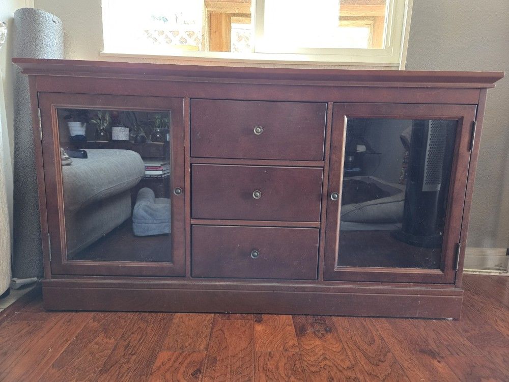 Cherry Wood Hutch