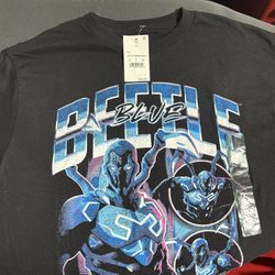 Blue Beetle Comic Shirt SZ M
