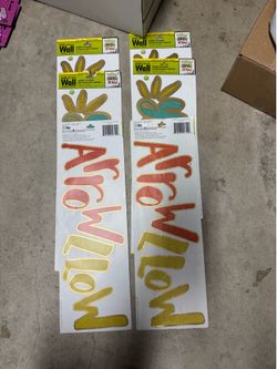 Jumbo follow the arrow wall stickers  3- pc set