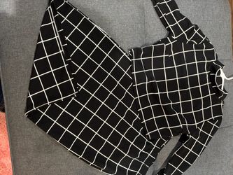 2 piece cropped shirt and skirt
