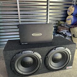 ALPINE Dual 12” Subwoofer & Amp