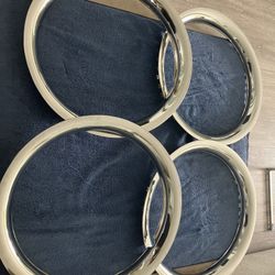 Set of 4 CHROME 16" Wheel Trim Rings for Rims