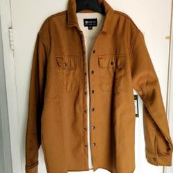 Men's Jacket XL Sherpa Brown