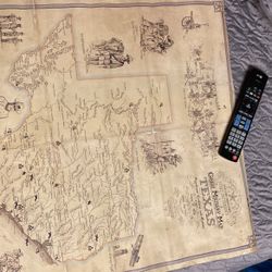 Map Poster Of Wars Of Texas