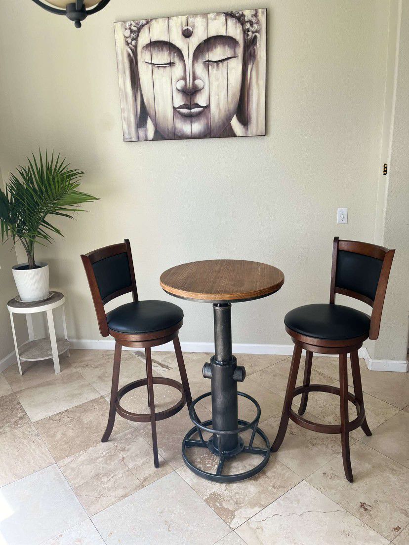 Bar Table And Chairs Set