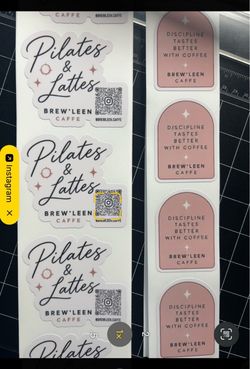 Stickers printed
