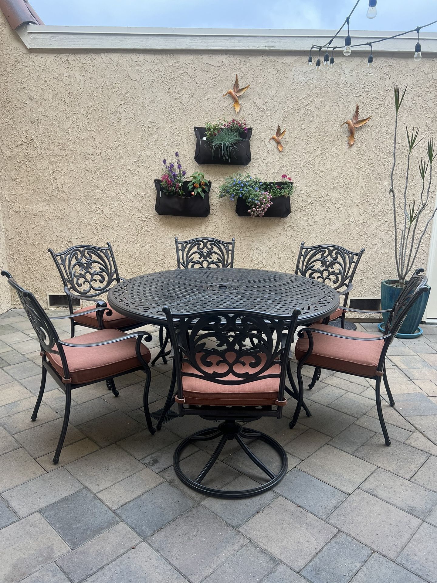 Wythburn Cast Aluminum Rust Proof Patio Furniture