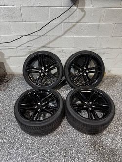 20" OEM Chevrolet Camaro ZL1/1LE Wheels Rims Set of 4 20x10 5x120 + New Tires