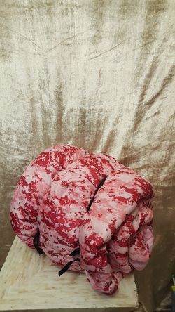 Pink camo sleeping bag