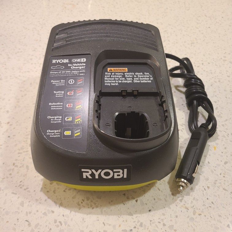 Ryobi Car Charger In-Vehicle Battery Charger Quick Charger Rapid Charger