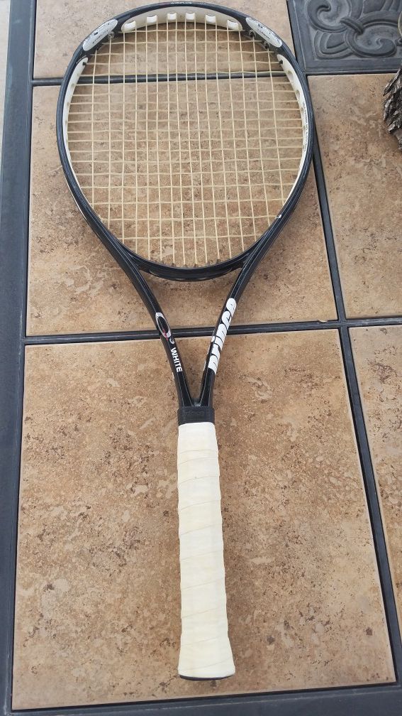 Prince o3 white tennis racket racquet