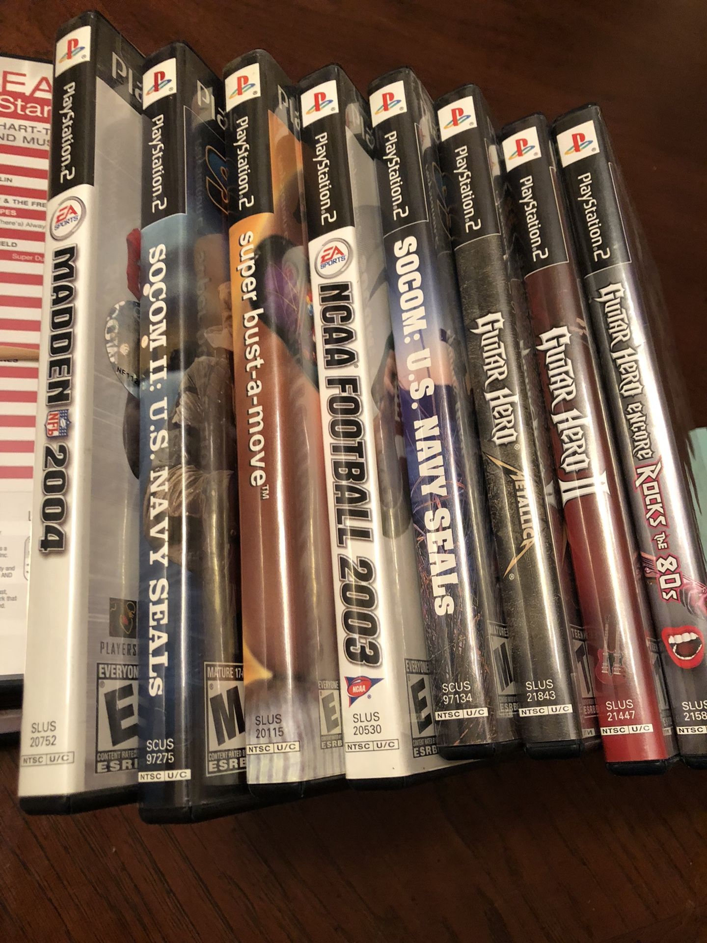 PlayStation 2 Games! PS2 Bundle of 8 Original PAS2 Games all like New condition $100 or $20 each
