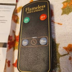 $2   FLAMELESS LED REMOTE
