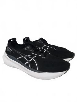 Asics Mens Gel-Kayano 31 1011B867 Black White Size 13 D Running Shoes