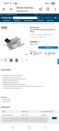 Bathroom Ceiling Fan And Dimmable Light