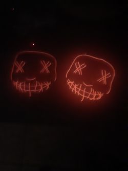 Halloween Purge Mask 3 Different Light Modes