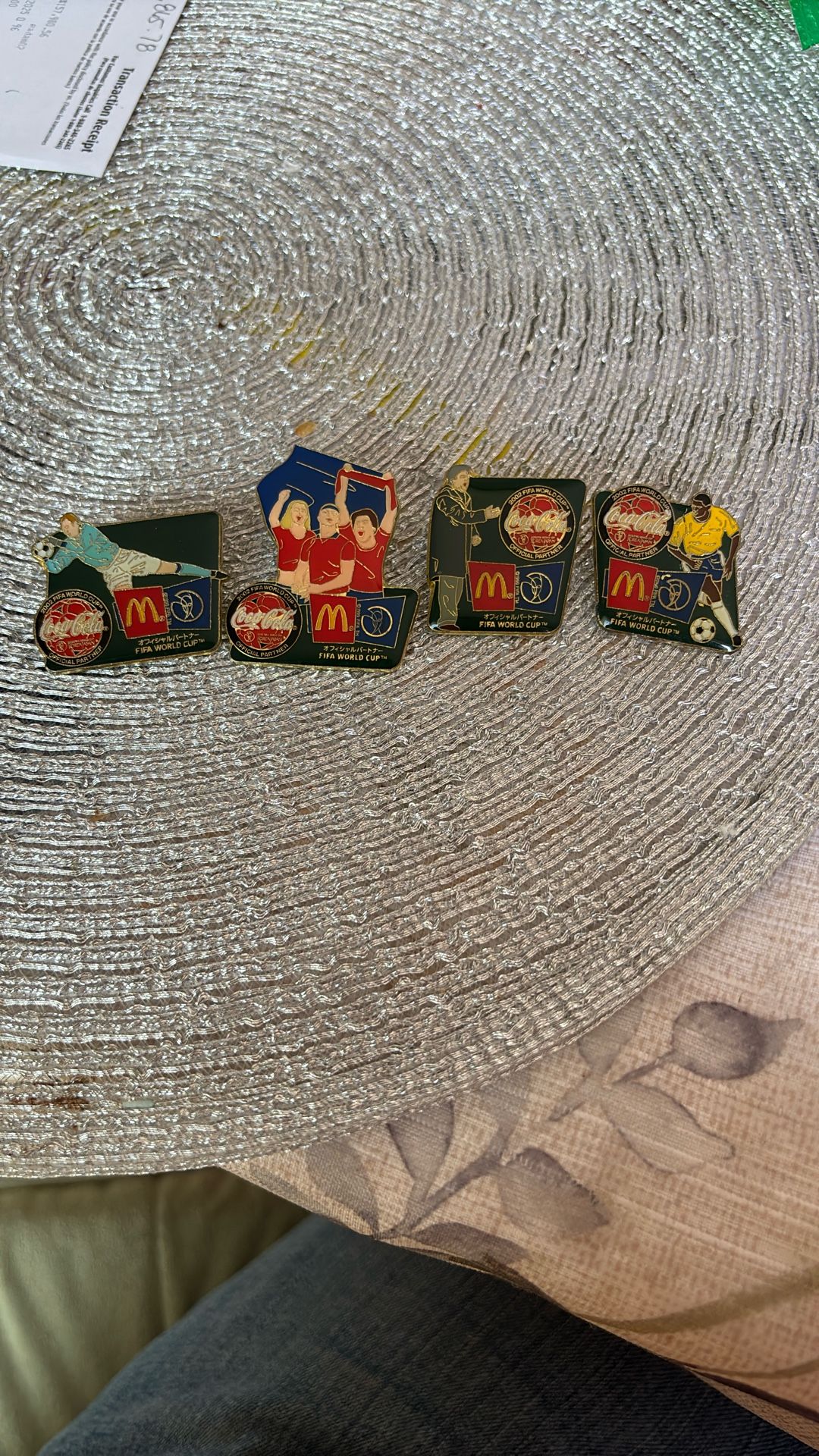 2002 FIFA World Cup Collector Pins Featuring Coca Cola/McDonalds
