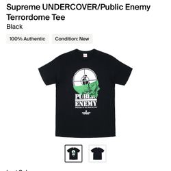 Supreme Public Enemy T Shirt Size XL New 