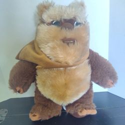 Star Wars Ewok Disney Parks  Brown Fluffy 9" Plush Stuffed Toy