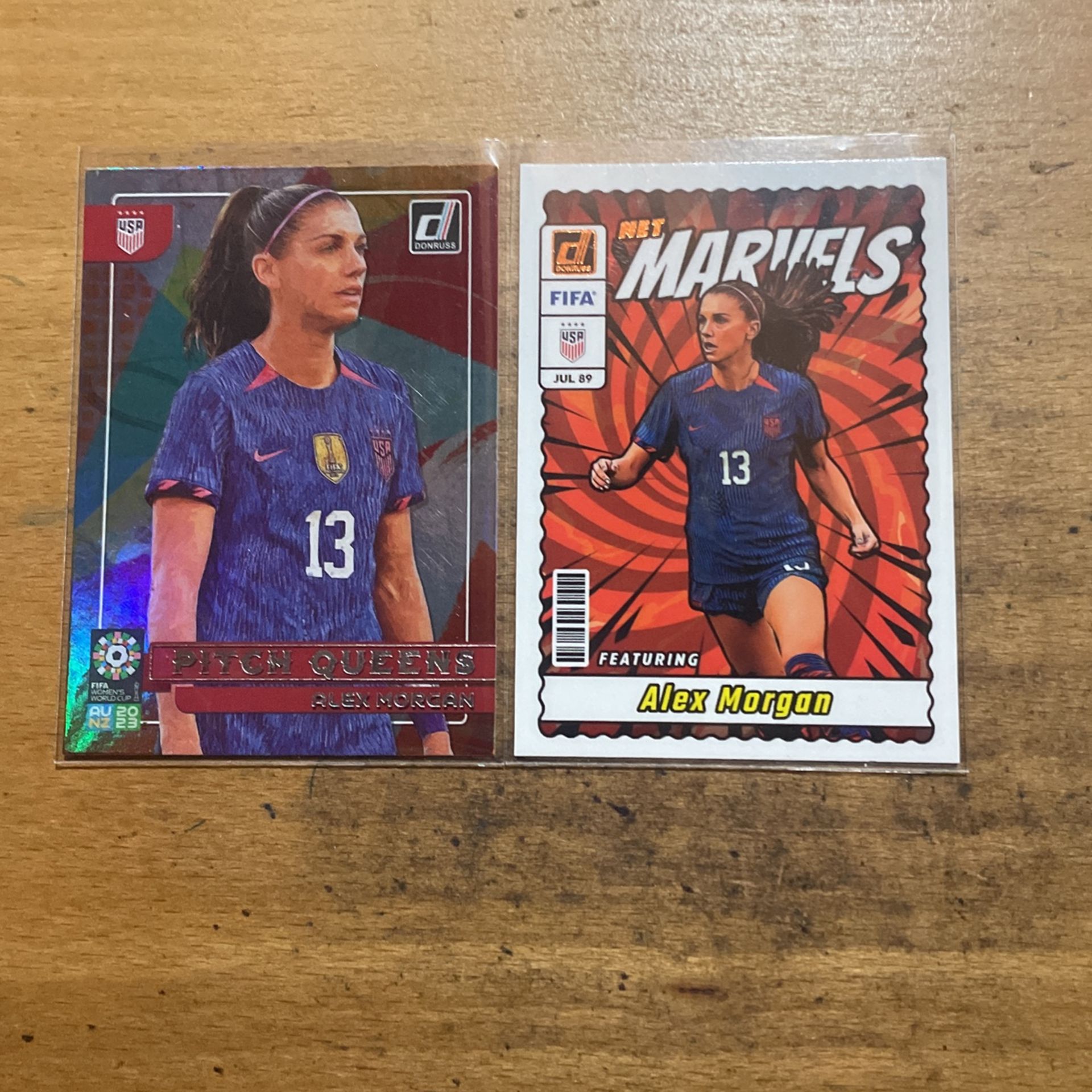 ALEX MORGAN 2 CARD LOT