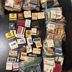 240+ Vintage Match Book / Box Lot Unique Gift Camping Prepper