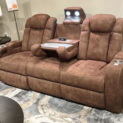 Wolfridge Brindle Power Reclining Sofa🚦Loveseat/Recliner Available🚦