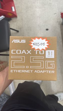 Asus coax TO 2.5 G Ethernet adapter