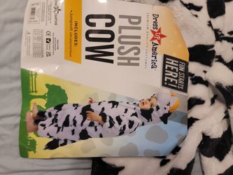 Cow Plush Jumpsuit Costume (3T-4T)