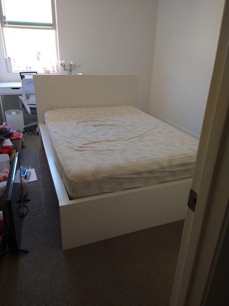 Bed Frame with Mattress Full Size 