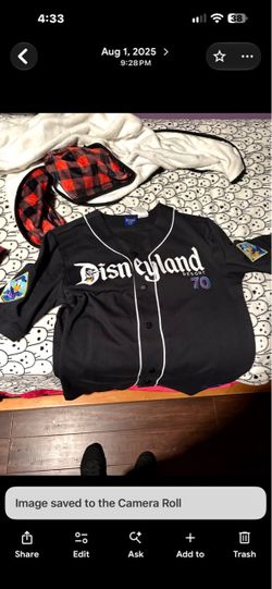 Disneyland 70th Anniversary jersey