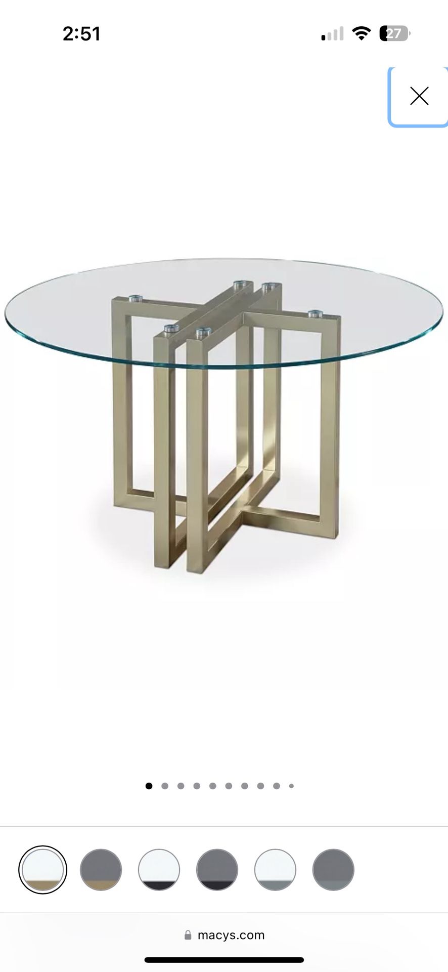 Round Glasses Table