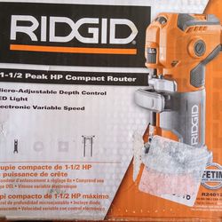 5.5 Amp Compact Fixed-Base Corded Router - BRAND NEW/ IN BOX!