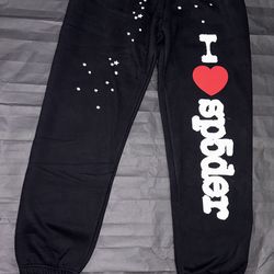 I ❤️ Sp5der Sweatpants – Brand New – Streetwear