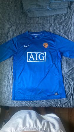 Manchester United 2007-08 Longsleeve Third Away Kit / Medium / Adidas