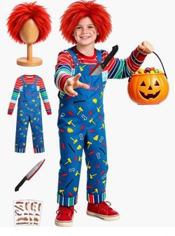 Halloween Costume Chucky Wig Chucky Costume for Kids