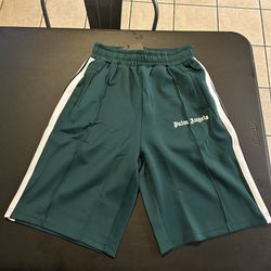 Palm Angels Shorts Green Size XL
