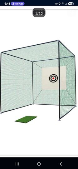 Golf Hitting Cage With  Net & Frame