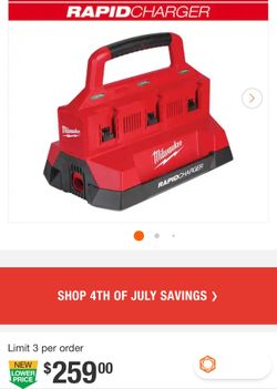 Rapid  charger   M18   6 battery