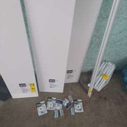 72" closet shelving and rods