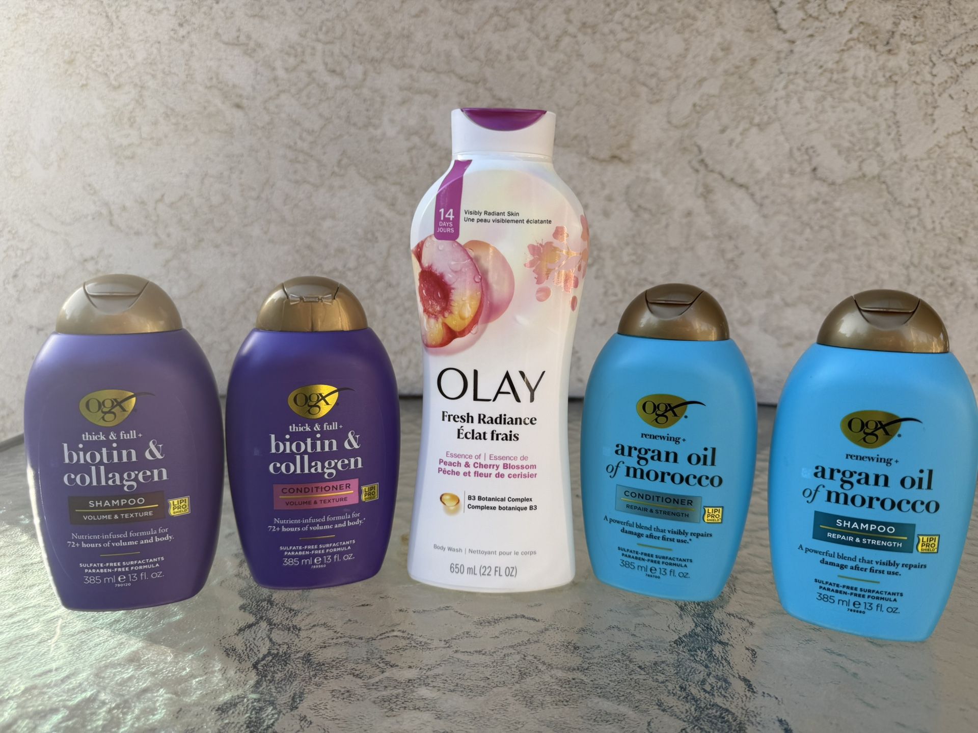 OGX shampoo/Conditioner & Olay Bodywash Bundle