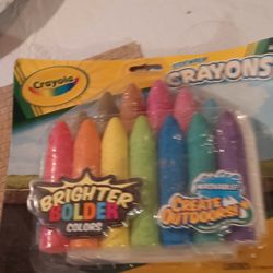 Five Packages Of New Sidewalk Crayons