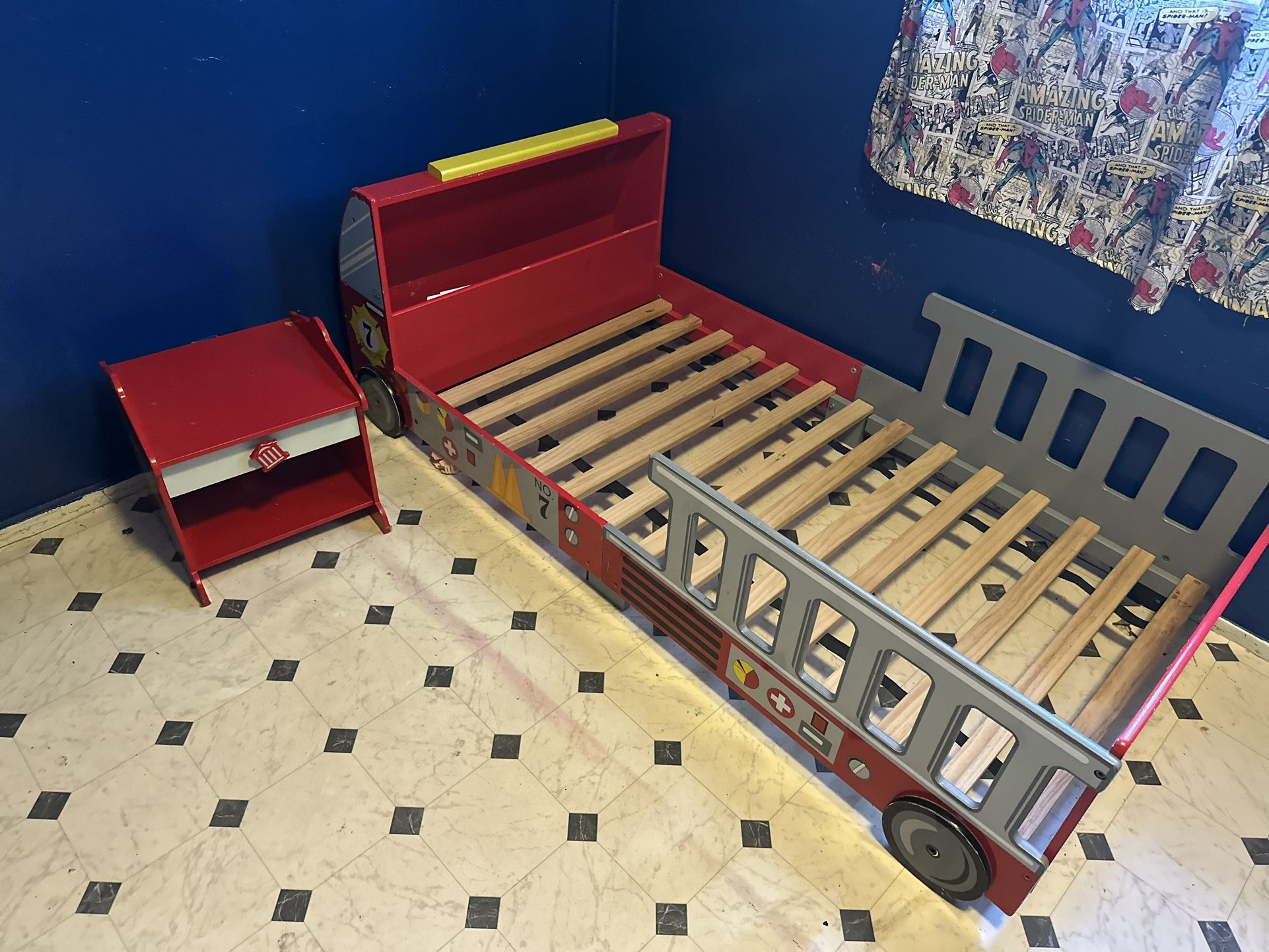Firefighter Toddler Bed