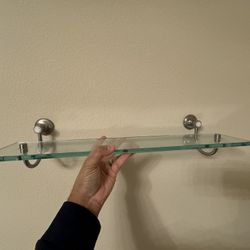 Restoration hardware Glass Shelves (set Of Three)