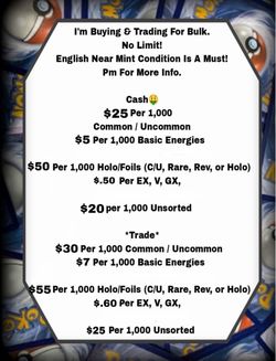 Pokemon bulk