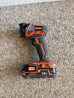 RIDGID 18V Cordless LED Torch Light  with Battery