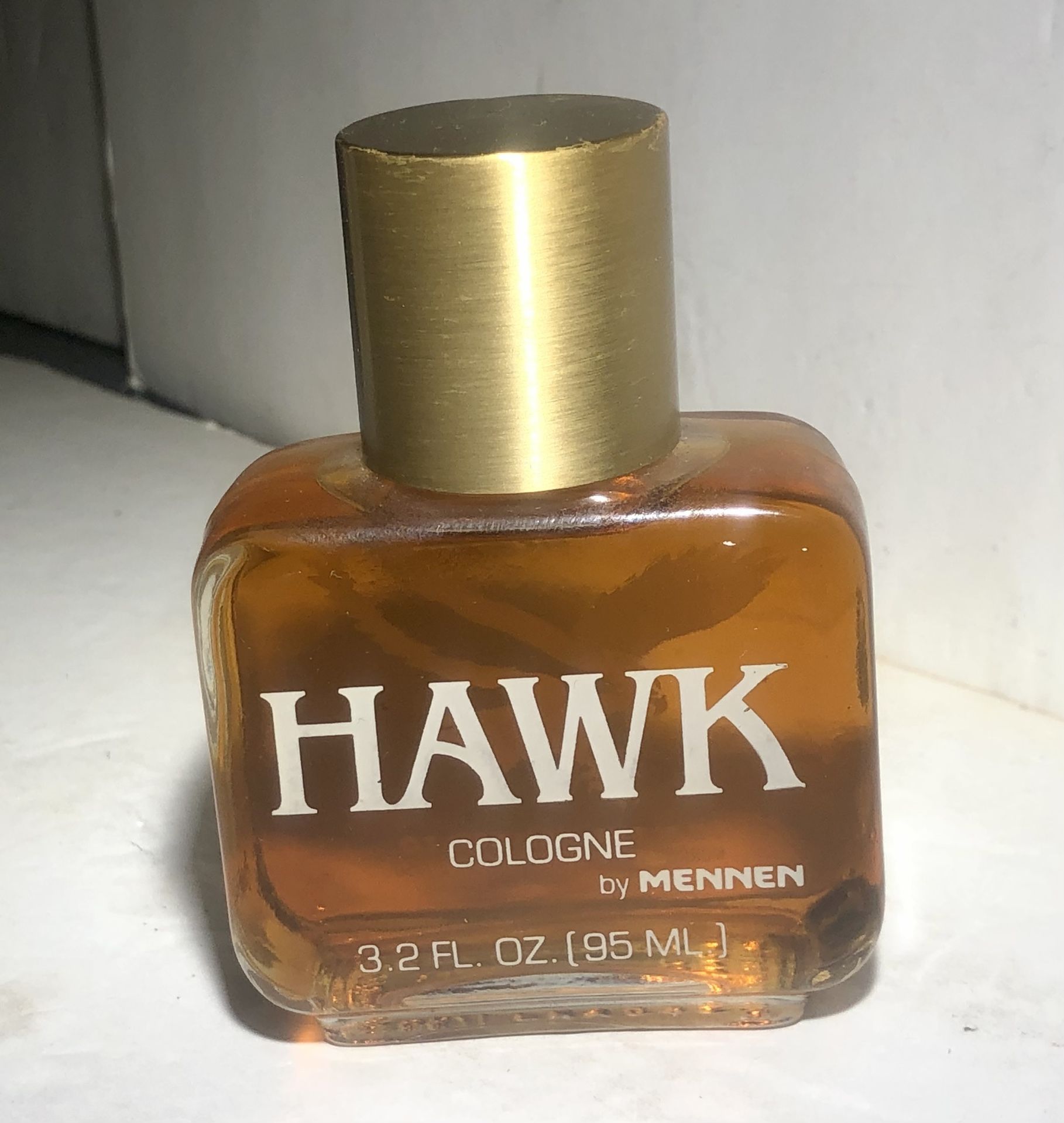 Hawk Men’s Vintage Cologne By Mennen Splash Bottle 3.2 Fl Ounces Full Bottle Brand New