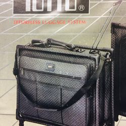 Wheeled Garment Bag! TUTTO Collapsible Carry-On Luggage with 4-Wheel drive. TUTTO has been recommended by back specialists and physiotherapists, and h