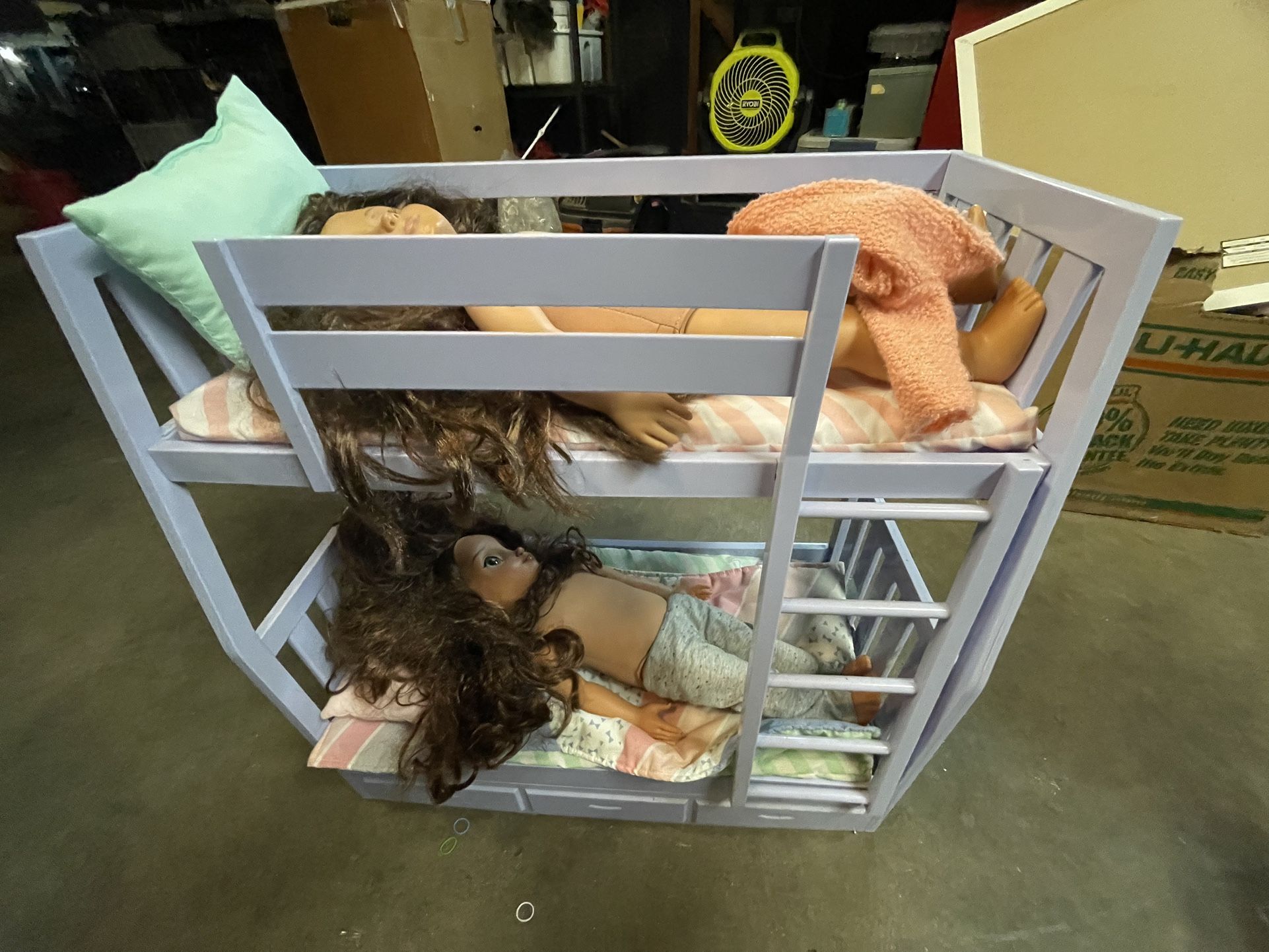 Our Generation Dolls And Bunk Bed