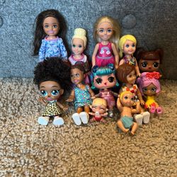 Barbies, LOL Dolls, Tons Of Kids With Clothes