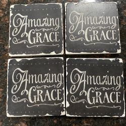 4 Amazing Grace Coasters